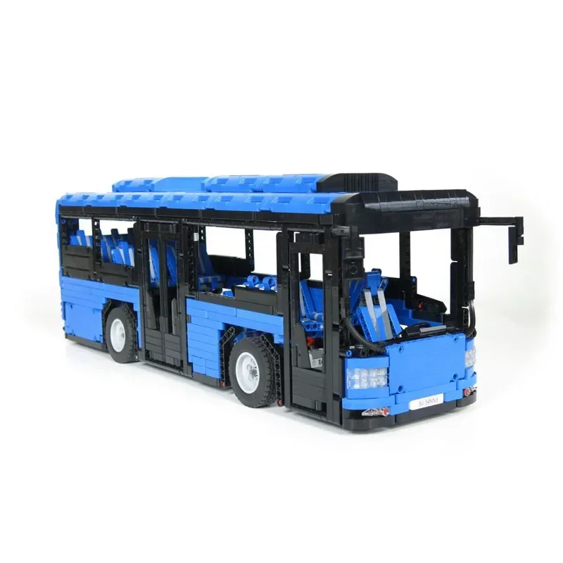 MOC-5161 RC Electric Motorized Bus Assembly Stitching Building Blocks Model • 2673 Parts • Adult Kids Birthday Custom Toy Gift