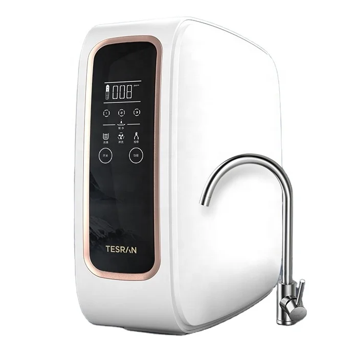 5 Stages Ultrafiltration Household Water Purifier  220 Gold Electric RO System Self-Cleaning Feature UF Membrane Filter
