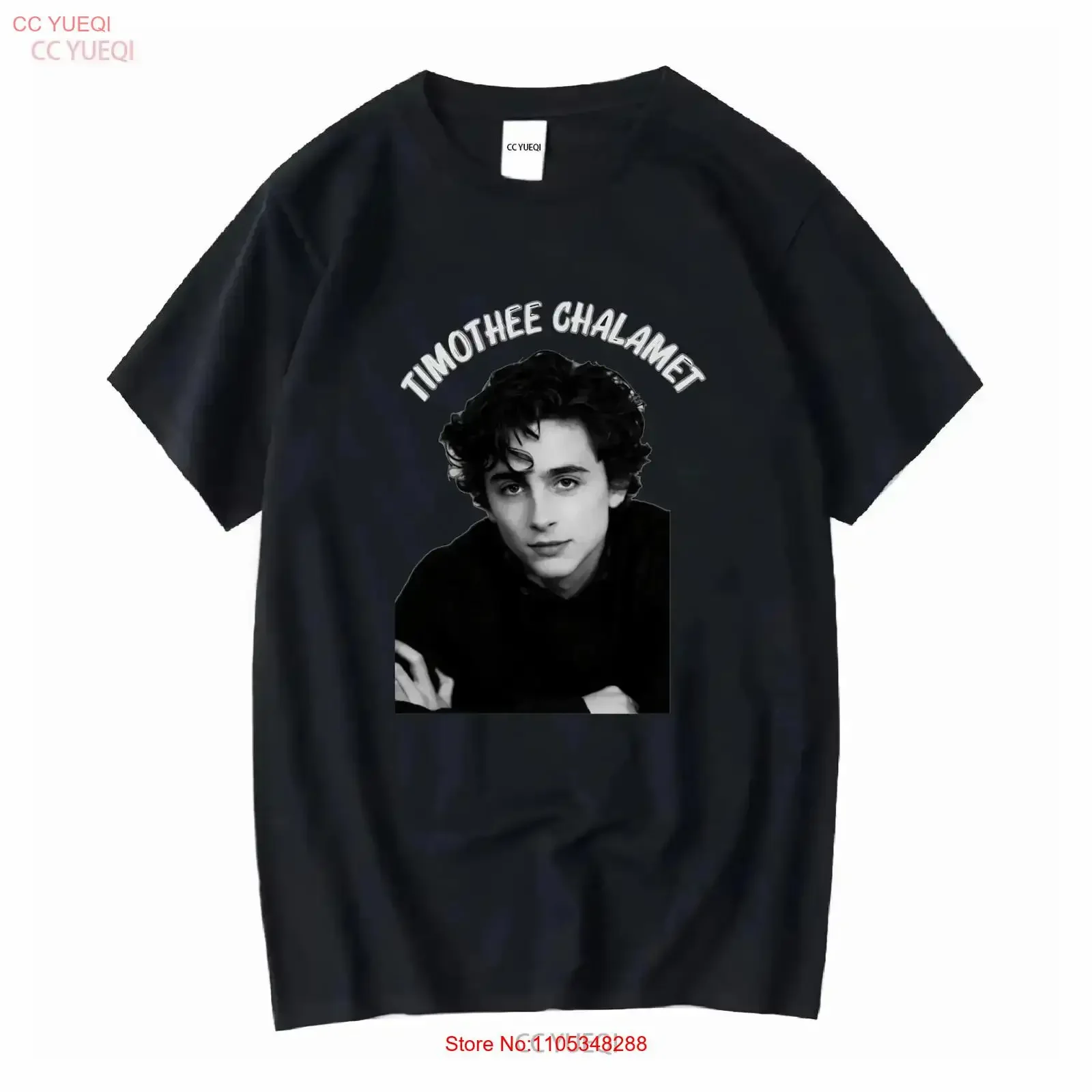Timothee Chalamet T Shirt for Men Funny Cotton Crewneck vintage Washed designer clothes graphic vintage Washed Breathable