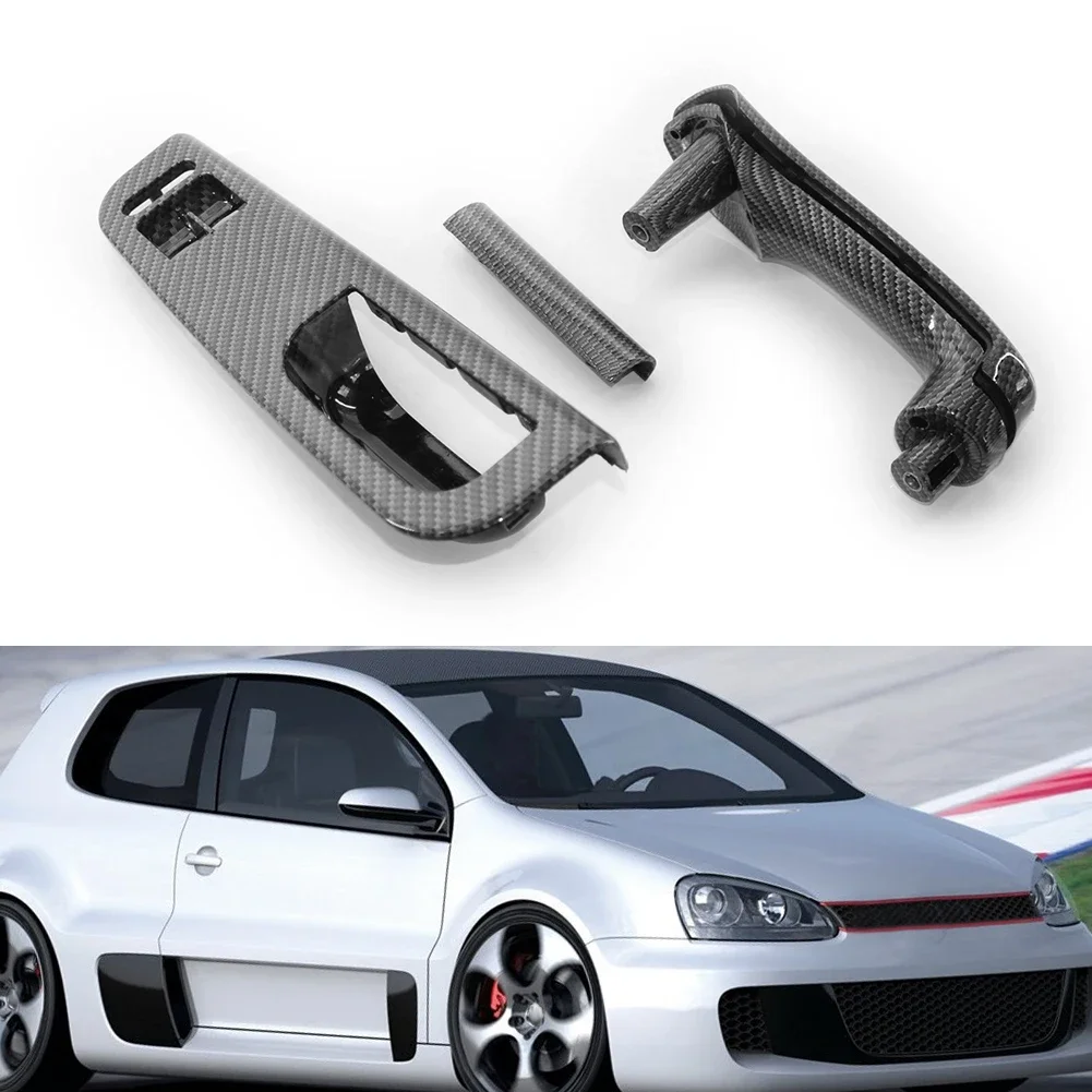 Car Door Interior Panel Window Switch Control Panel Bezel Trim Door Pull Handle Auto interior Parts for VW Golf MK4 2-Dr LHD