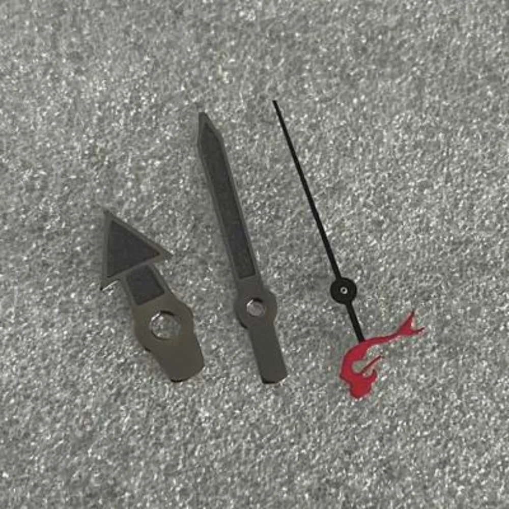 Зеленые светящиеся стрелки для часов Русалка/Черепаха вторая мужские часы аксессуары запасные части для движения NH35/NH36/4R/7S