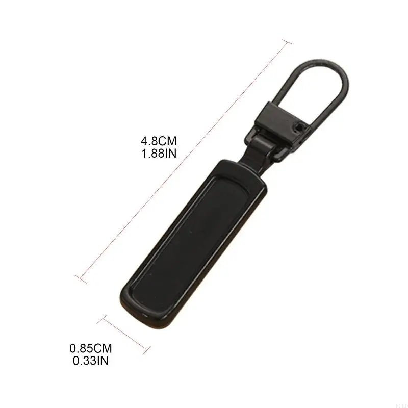 K3KD Metal Zipper Fixer Repirling Pullers يمكن فصلهم عن معطف حقائب الظهر