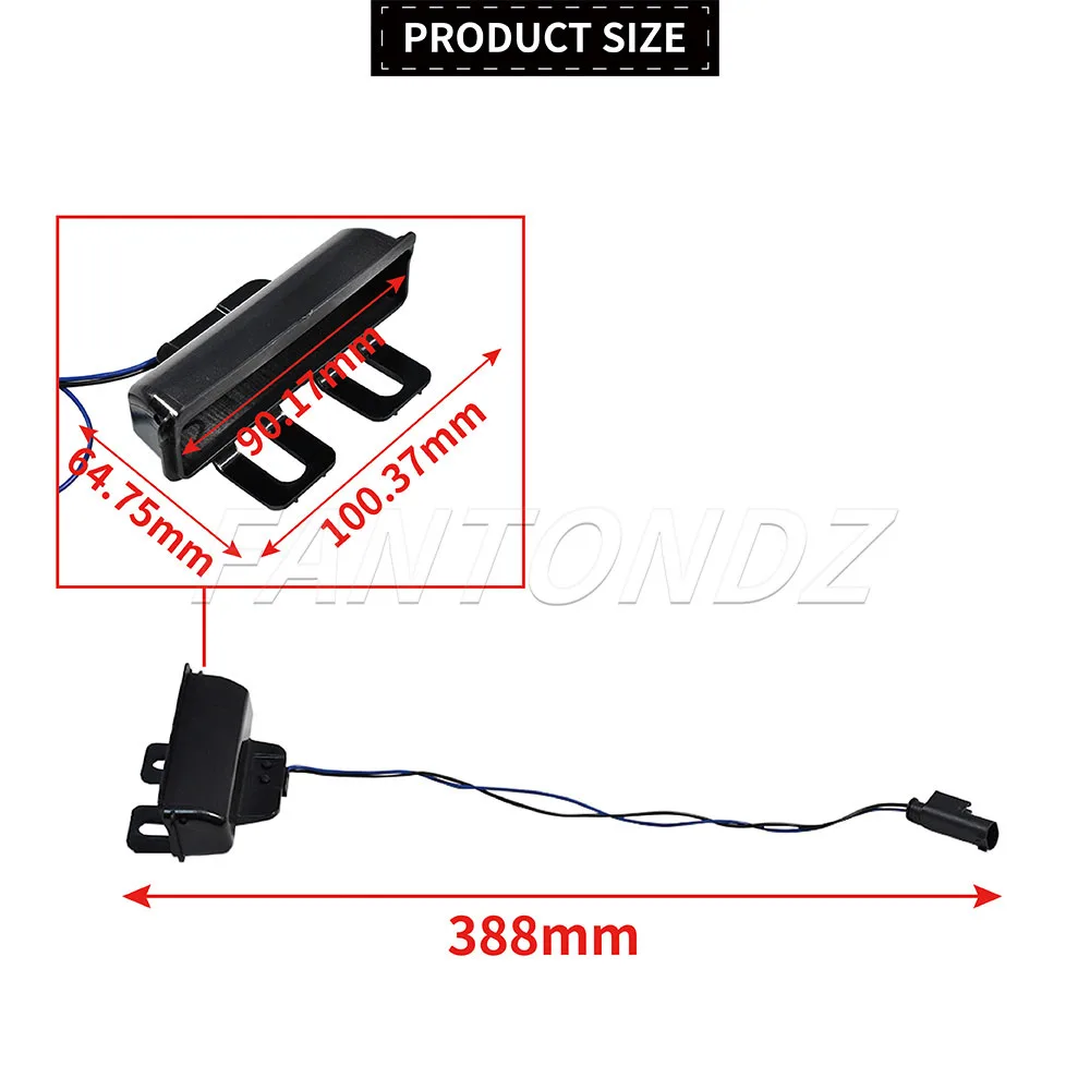 Rear Trunk Tailgate Handle Switch For Mercedes Benz Smart Fortwo (451) Models 2009-2015 A4517470187 4517470187