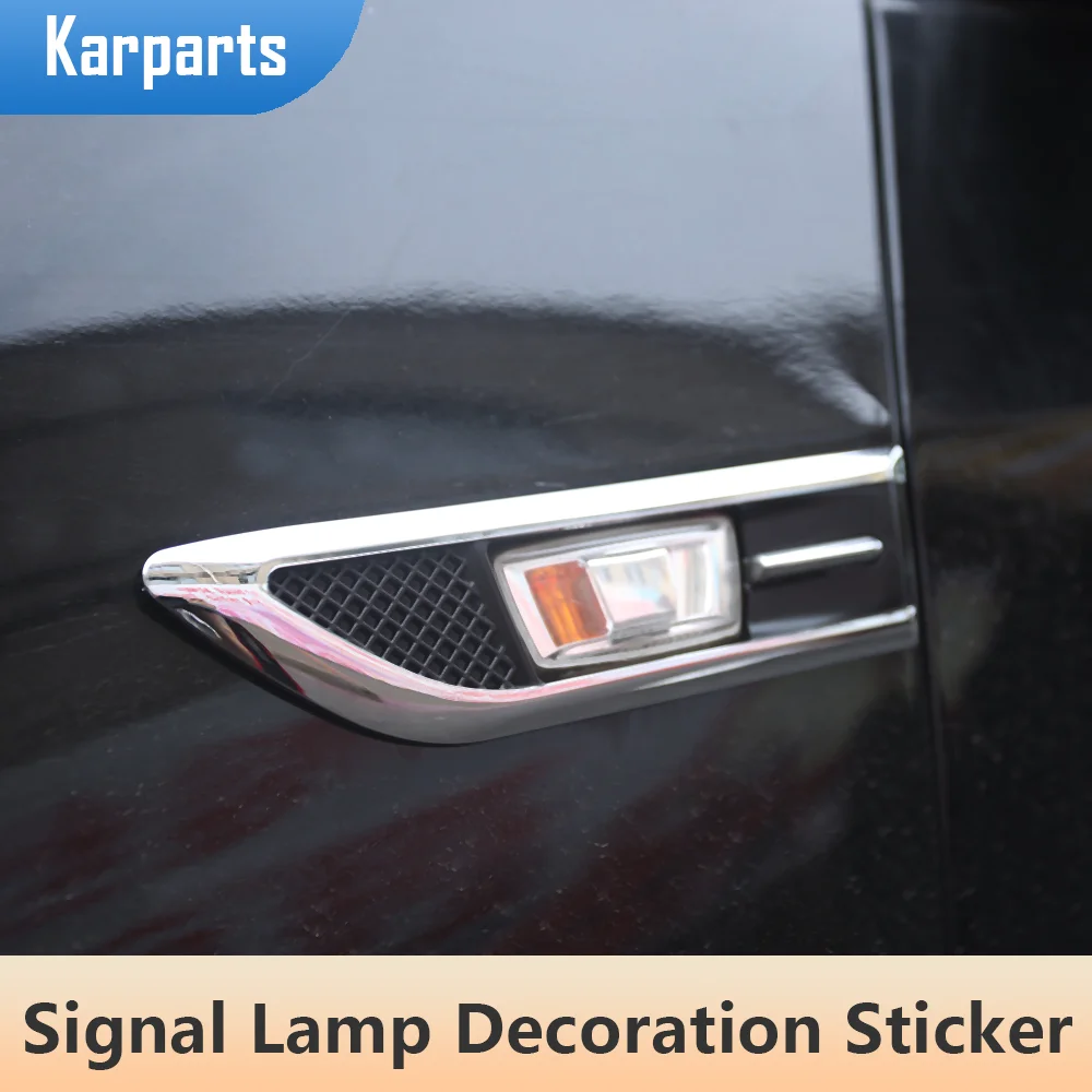 

Car Styling Chrome Signal Lamp Cover Side Lights Emblem Decoration Trim Sticker for Chevrolet Cruze Sedan Hatchback 2009-2015