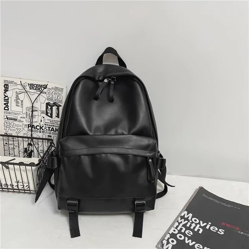 Large Backpack Women Leather Rucksack Women's Knapsack Travel Backpacks Shoulder School Bags for Teenage Girls Mochila Back Pack