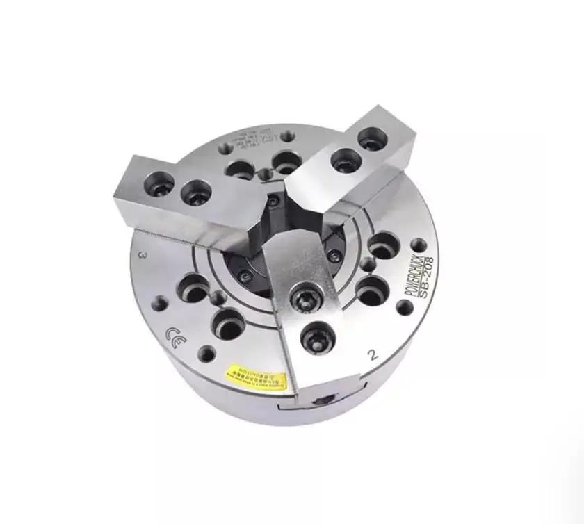 Standard hollow CNC three jaw hydraulic chuck 8inch SB208