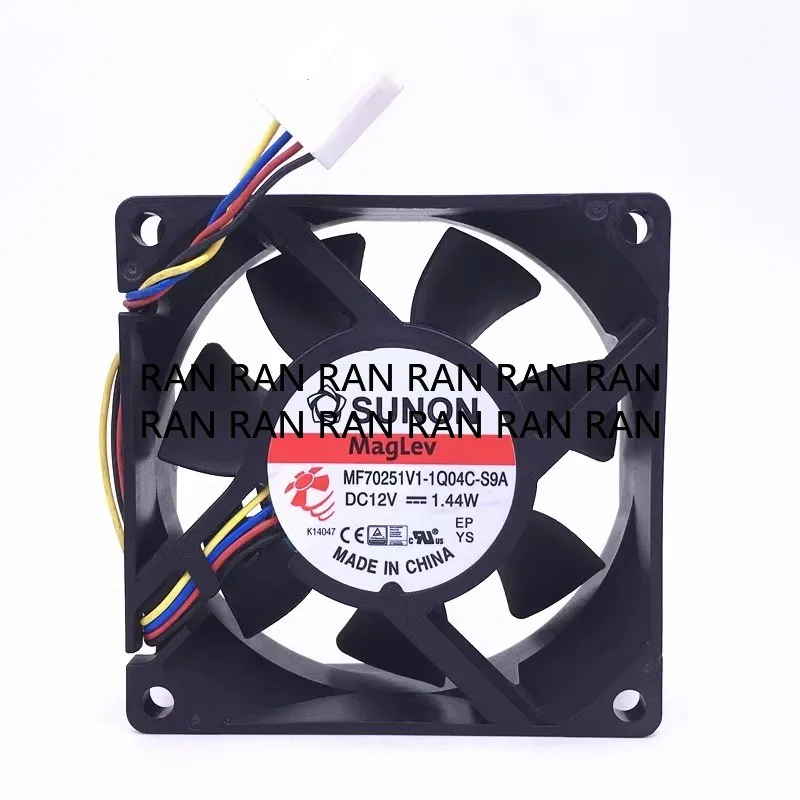 New CPU Cooling Fan for SUNON MF70251V1-1Q04C-S9A 12V 7025 4-wire PWM temperature control speed regulation fan 70*70*25mm
