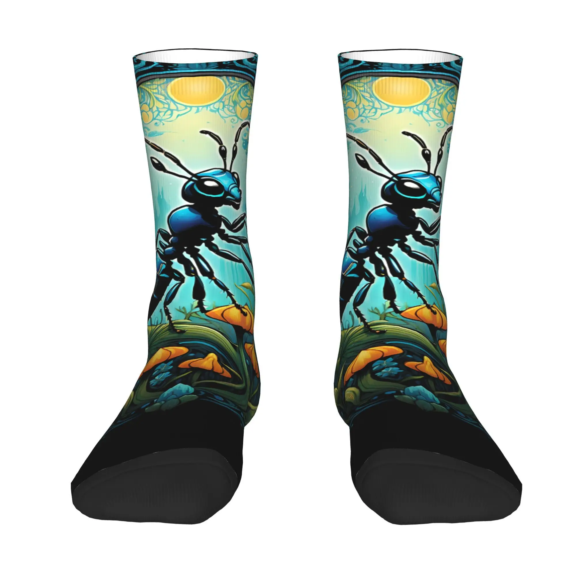 لطيف النمل جورب مطبوعة رجل البوليستر الأزياء