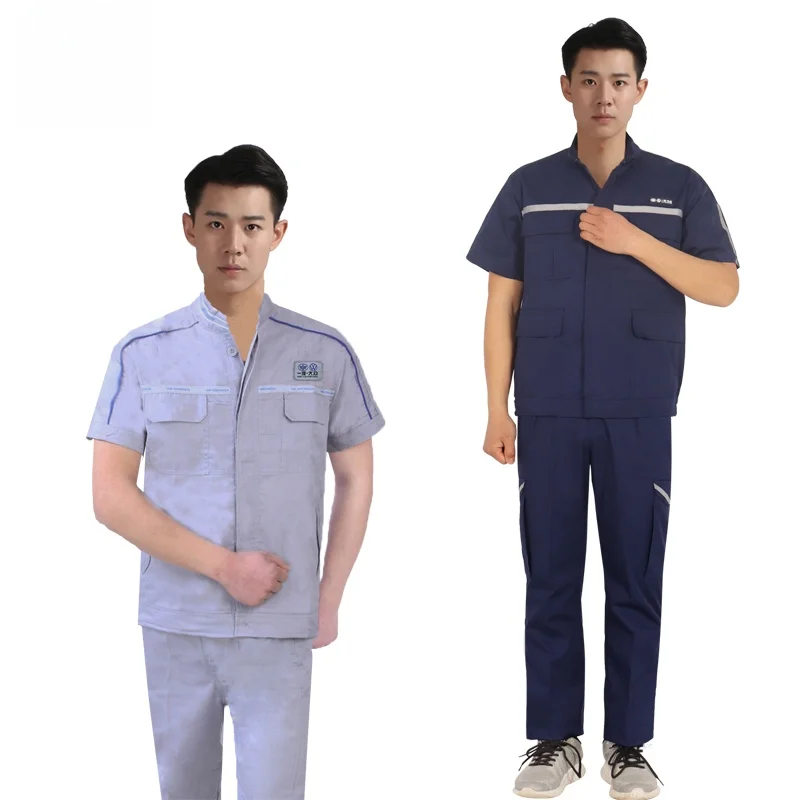 

4S Store Work Uniform Long Sleeve Short Sleeve Summer Autumn Winter Set Men's Workwear Factory Workshop