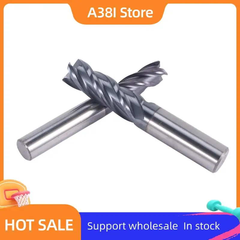 

A38I 8Pcs 2-12Mm Carbide End Mill 4 Flutes End Mill Set Milling Cutter Tool Kit CNC Carbide Milling Cutter Spiral Router Bits
