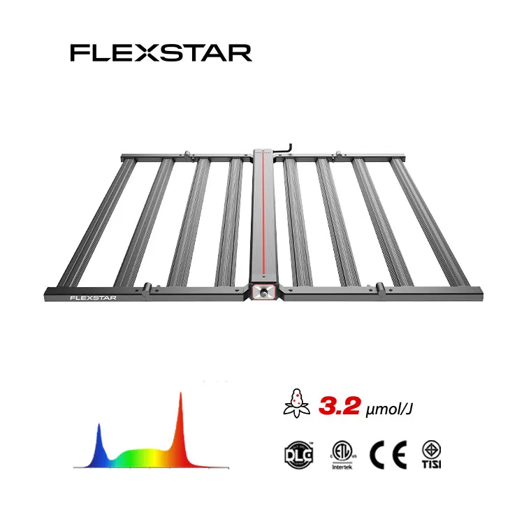 

Светодиодный фитосветильник Flexstar Redline 3.2 мкмоль/Дж, 400 Вт, 645 Вт, 800 Вт, 1000 Вт для повышения урожайности