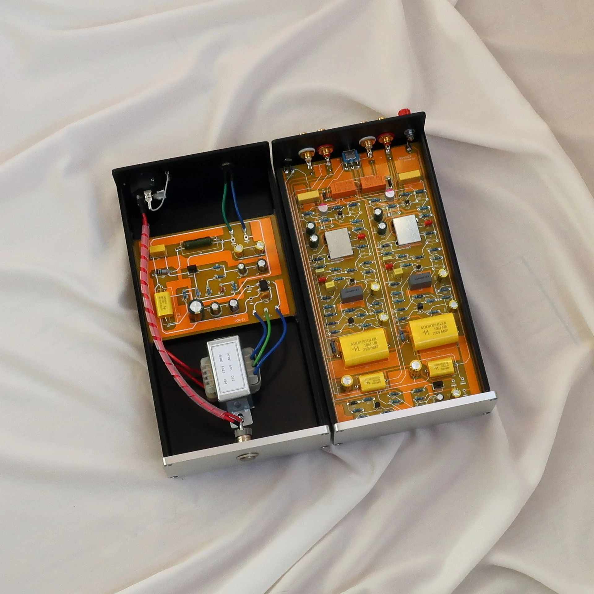 Split MM/MC Phono Amplifier Vinyl Phono Amplifier Discrete Components Class A Circuit