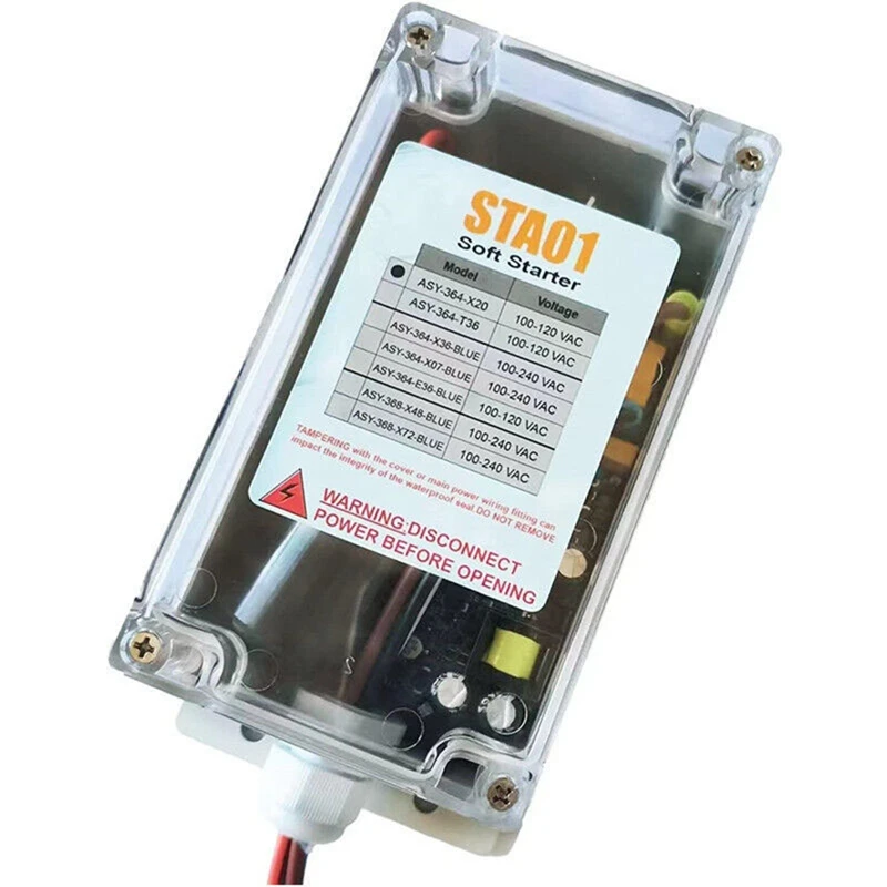 مكيف الهواء ASY-364-X20-IP بداية ناعمة لمقطورة السفر، بداية ناعمة لمحرك التيار المتردد RV 115V، RV الكهربائي، 364-X20