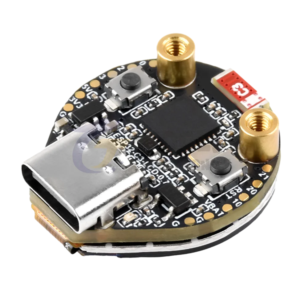 ESP32-C3 0.71 Inch Circular IPS LCD Development Board 160 × 160 Board With a Resolution Based On ESP32-C3