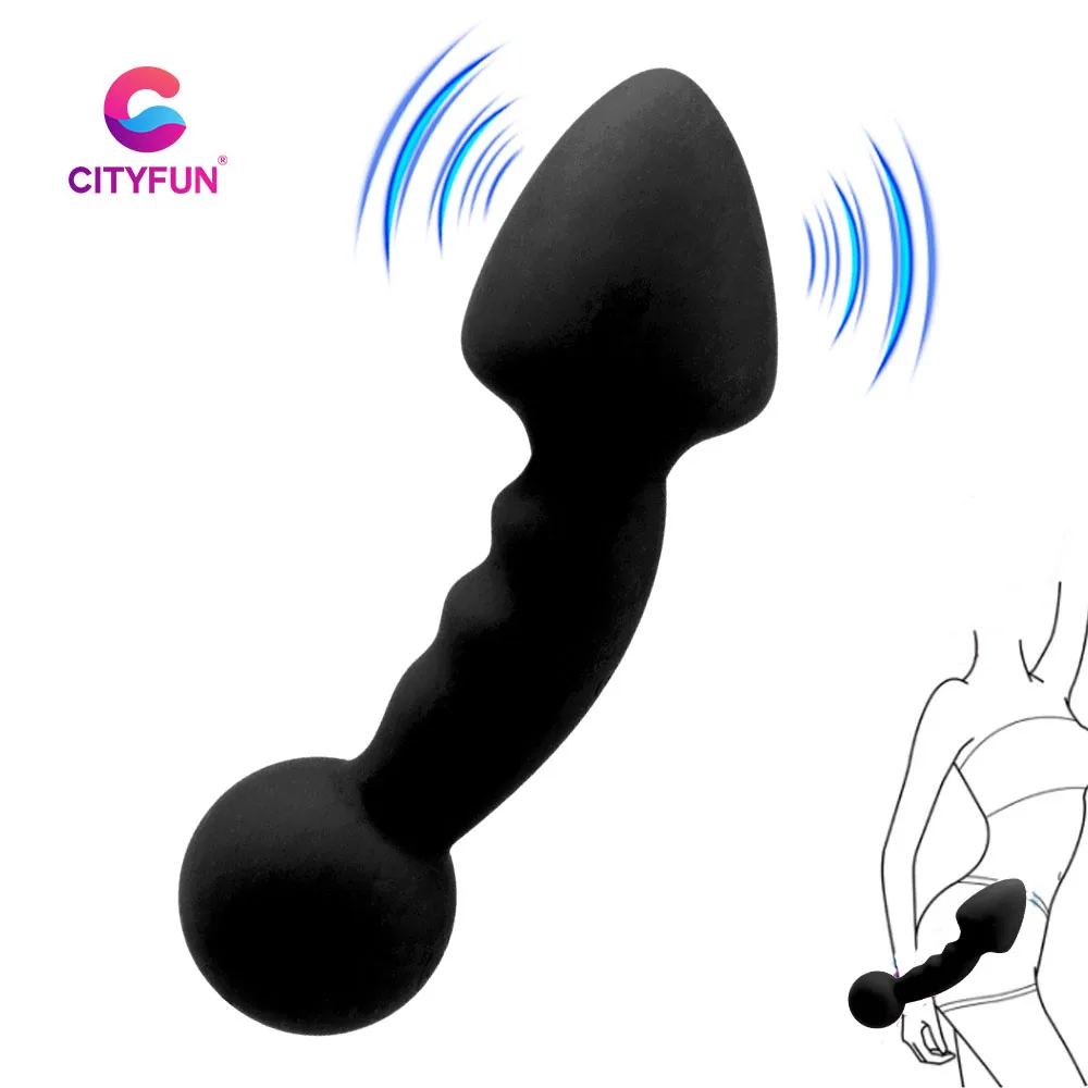 CITYFUN Mini 10 Speed Anal Plug Vibrator Female Egg G-Spot Vaginal Stimulator Protaste Massager Men Butt Plug Sex Toys Couples