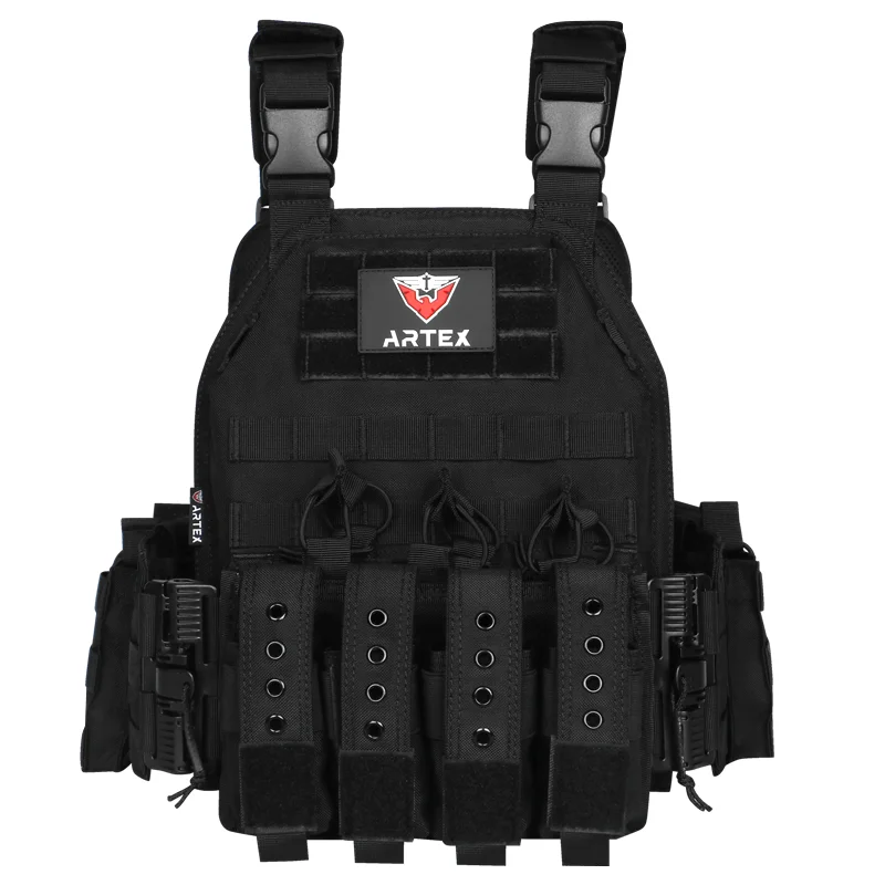 

ARTEX8306 1000D Quick-Release Tactical Vest Waterproof Outdoor Wear-Resistant Multi-Functional Camouflage Vest for Cross-Border