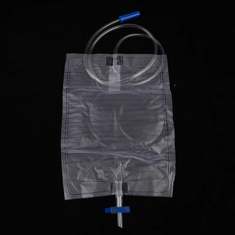 Sac d'urine de poulet unisexe, anti-reflux, avec circulation externe, médical, pack de proximité, urinaire, inrationalisé, 2000 ml, 1000ml