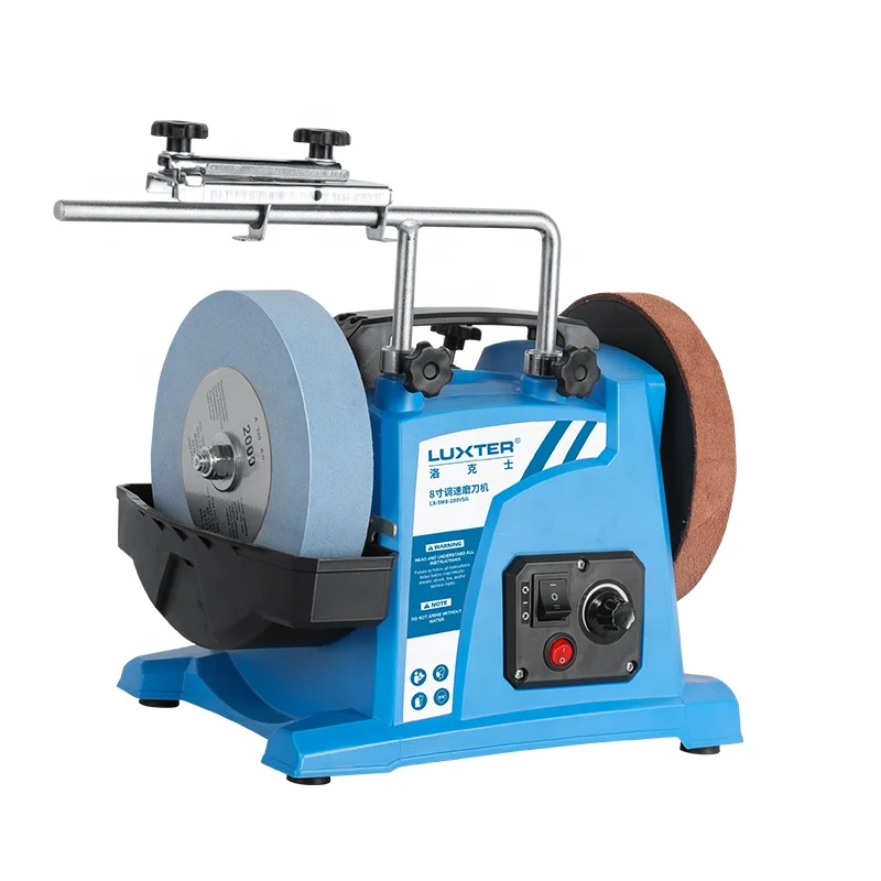 - Knife Grinder Desktop 8 Inch Knife Sharpener Woodworking Tools Low-speed Water-cooled Sharpener Machine