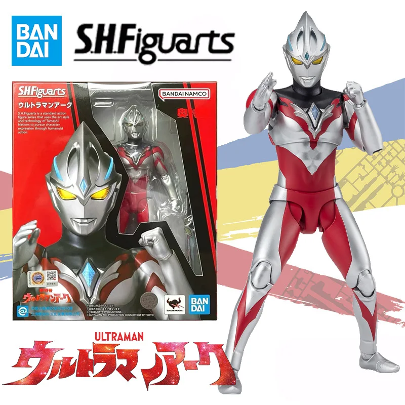 In Stock Bandai Original Genuine SHFiguarts SHF Ultraman Arc Anime Action Figure Finished Model Kit Toy Gifts for Children Kids