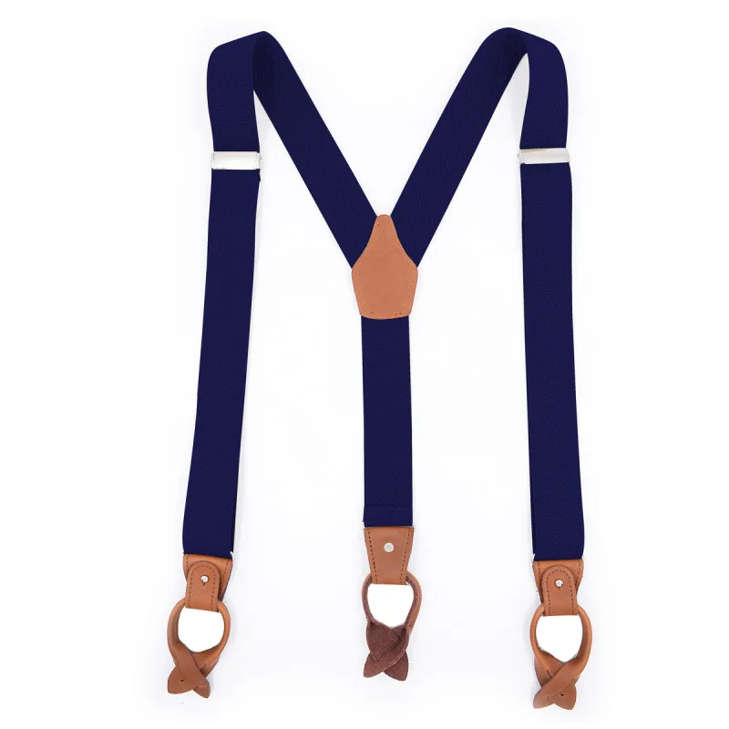 Men's Dual Braces Suspenders with Spaghetti Strap