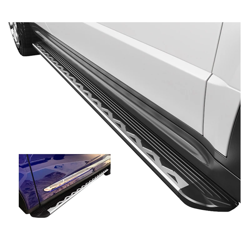 

Factory Direct Sales Wholesale Auto Parts Non-slip Aluminum Alloy Fixed Side Step Rustproof Running Board for Toyota
