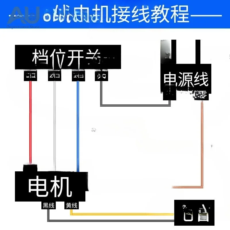 YSY-18 Tower Fan Motor Accessories Electric Fan Air Conditioner Fan High Power 40W Motor Home High Quality
