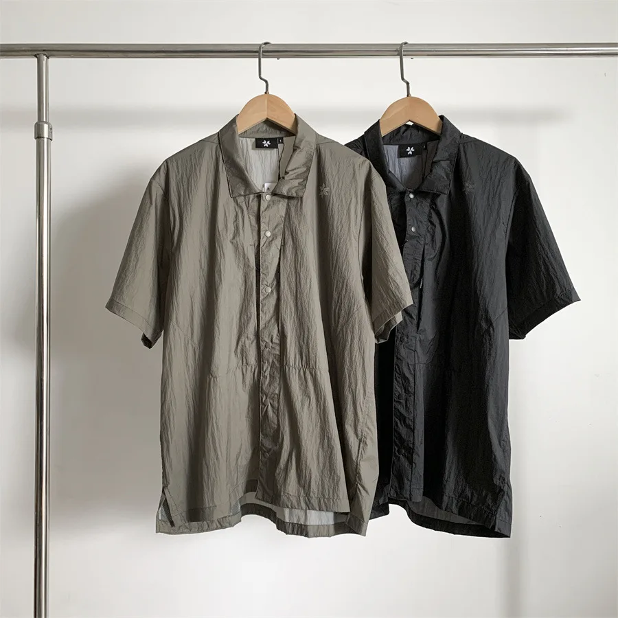 goldwin-japanese-summer-outdoor-quick-dry-short-sleeve-shirt-for-men-women-packable-lightweight-waterproof-running-camping-tee