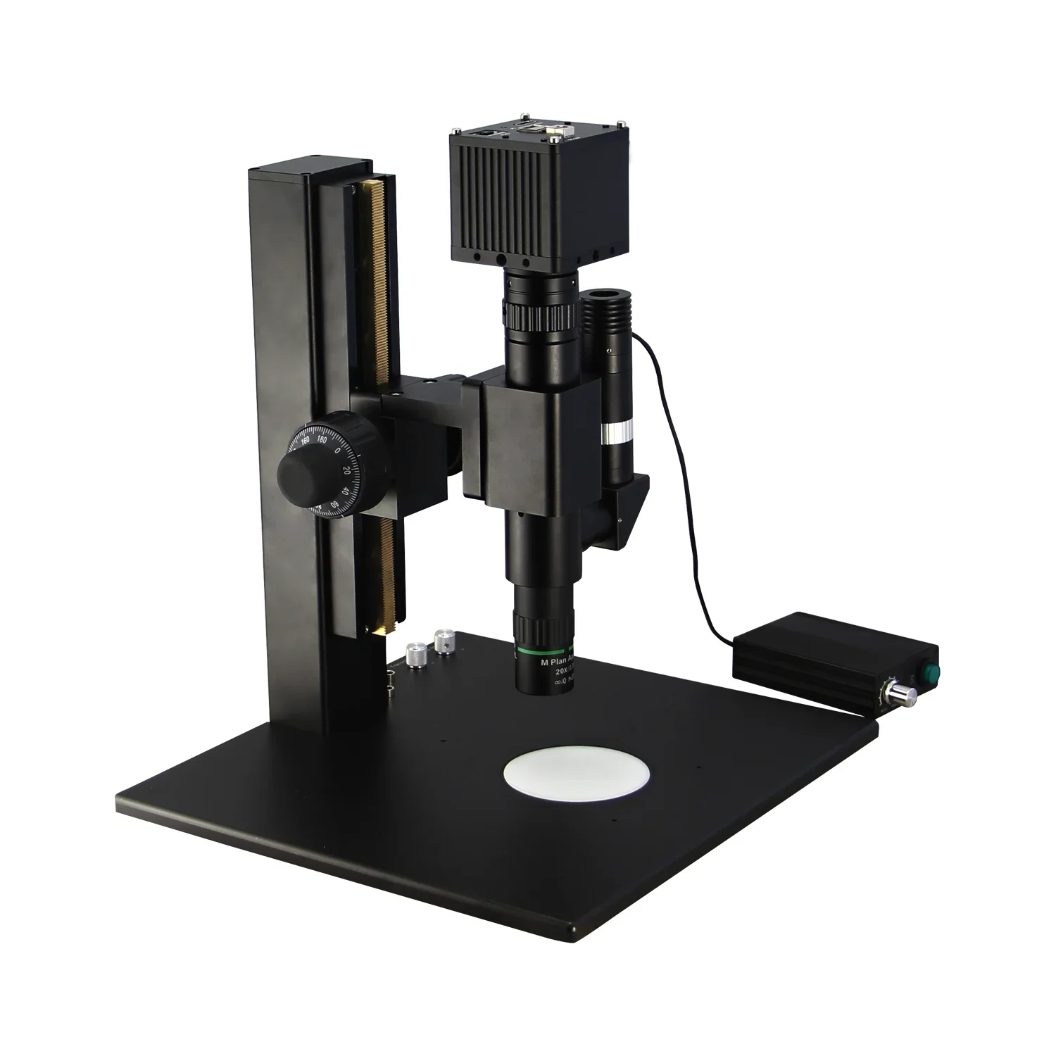 Ft-Opto FM0010 2X-100X High Magnification 1X Optical Tube Lens Coaxial Measuring Metallurgical Microscope