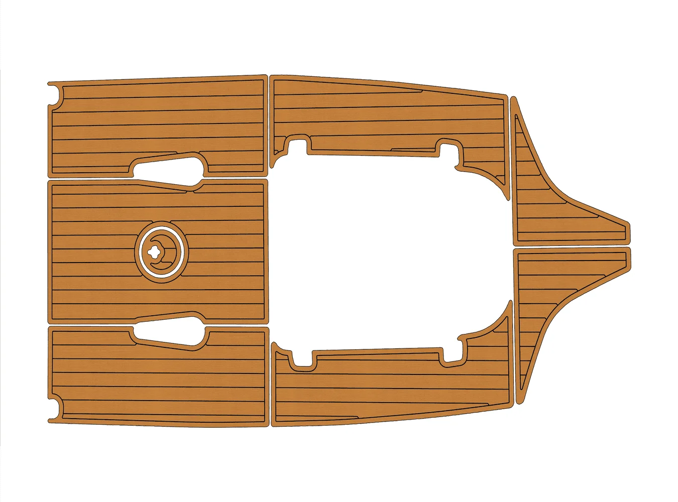 

2021-2023 Sea Hunt 219 Ultra 1/4 дюйма, 6 мм, пена EVA, нескользящий ПВХ, настил из тикового дерева, морской коврик,...ek, водный ковер, морской пол