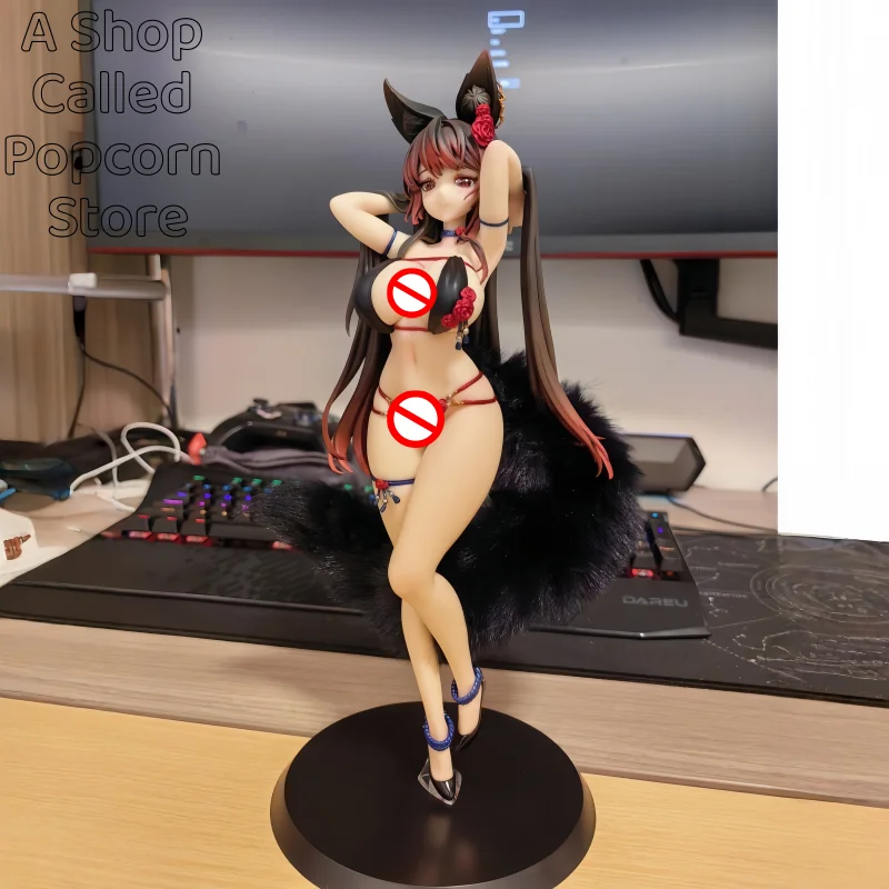 

Spot Stock Bearpandatacco Original Illustration Rose Bara Fox Girl (Kitsune Moe) Gaze-Tracking Eyes Figure