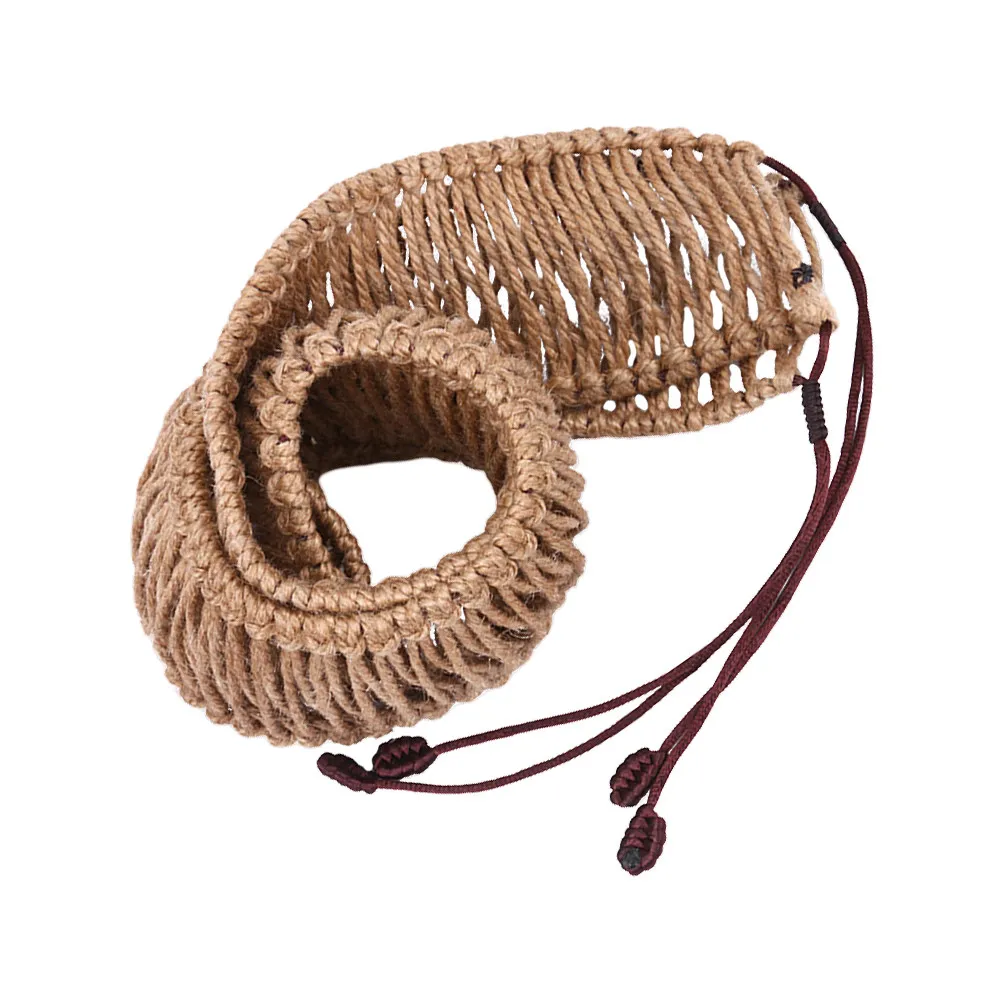 1Pcs Ethereal Drum Rope Fine Workmanship Light Brown Hemp Decorative Wrapping Rope Ethereal Drum Accessory Arts Craft Decoration