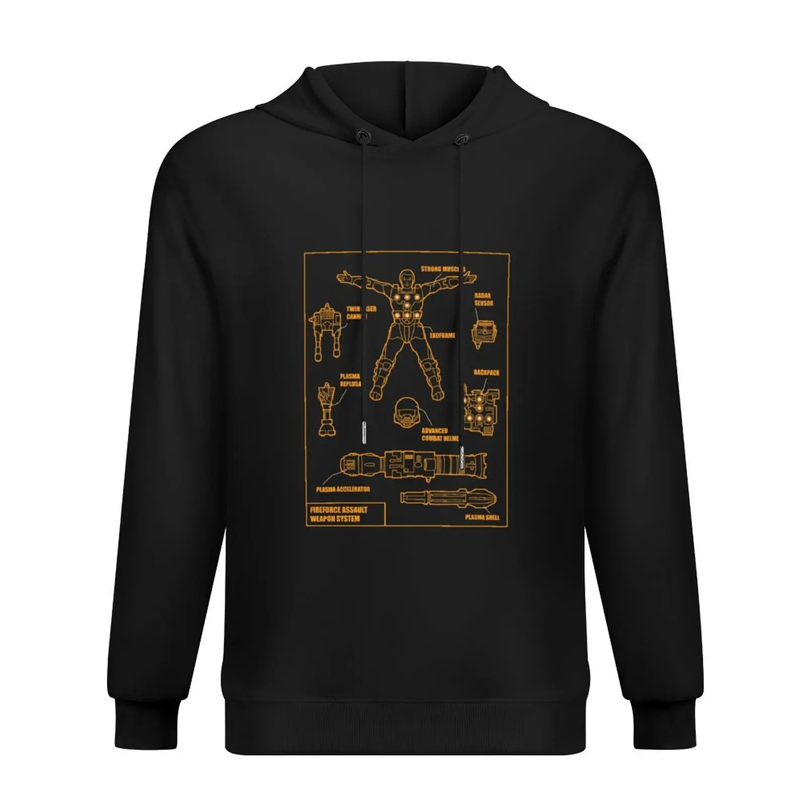 

Centurions Power Extreme Jake Rockwell Technical Drawing Hoodie men clothes korean autumn clothes hoodie men