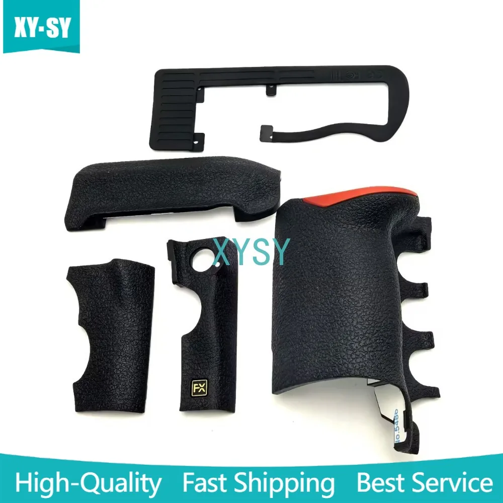 

5pcs New Original for Nikon D5 D6 Body Hand Grip Front Bottom Side CF Card Slot Cover Rubber Leather Cover + Tape Repair Part