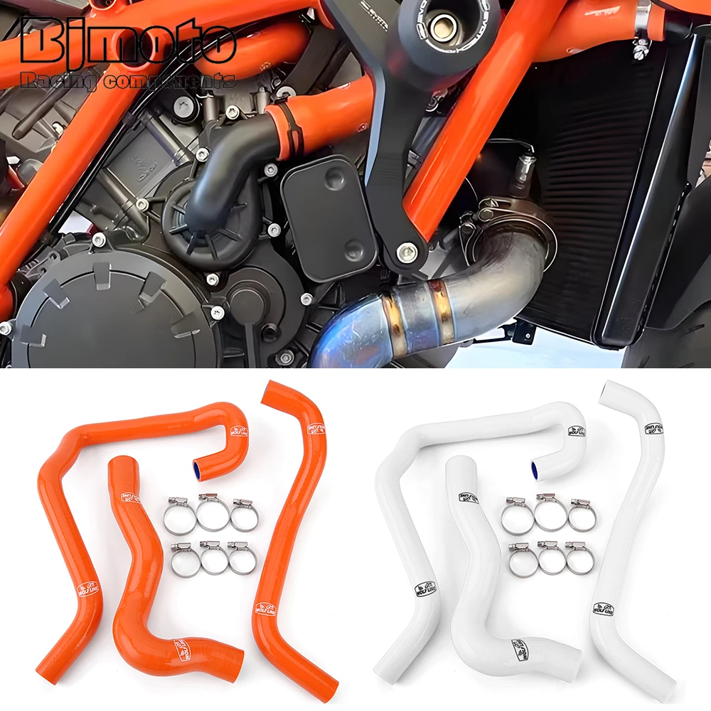 

For K-TM 1290 Superduke Super Duke R RR Silicone Radiator Coolant Hose Silicone Hose Kit Motorcycle 2020 2021 2022 2023 2024