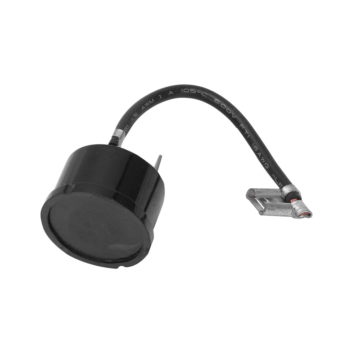 RISE Plastic Compressor Thermal Overload Protector for 1HP Air Conditioner with Wire Black