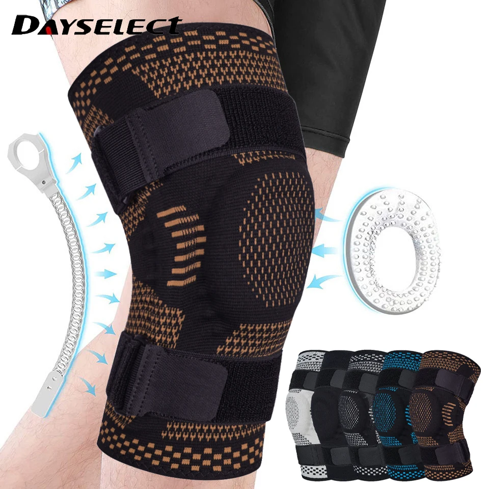 

Sports Knee Pads for Knee Pain Meniscus Tear Injury Recovery with Side Stabilizers Patella Gel Knee Support Compression Sleeve