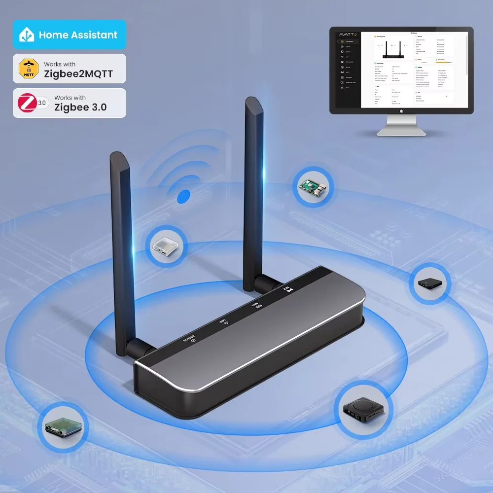 home-assistant-zigbee-30-gateway-poe-type-c-cc2652p-esp32-zigbee2mqtt-wireless-coordinator-smart-home-bridge-network
