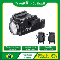 Trustfire GM23 Tactical Led Flashlight 800LM USB Rechargeable Quick Release Weapon Lights for GL & 20mm Picatinny Rail Tauru TX2