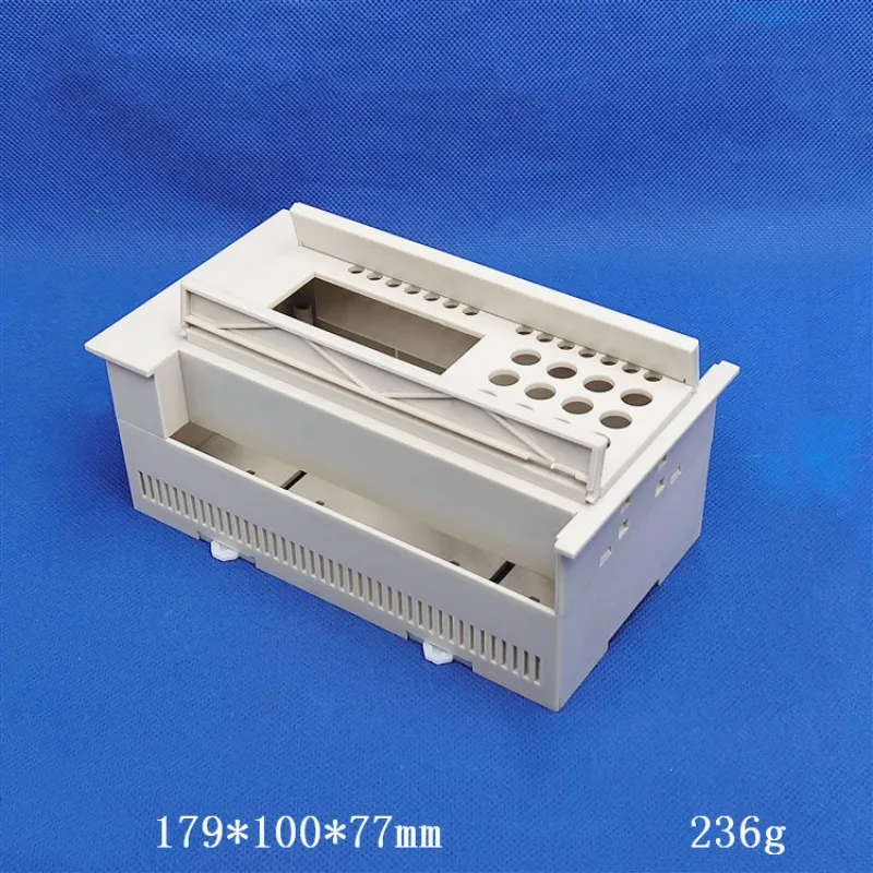 179x100x77mm Din Rail Plastic Enclosure Electronic Enclosures Abs Circuit Board Box Plastic Control Switch Box PLC box LK-PLC18A