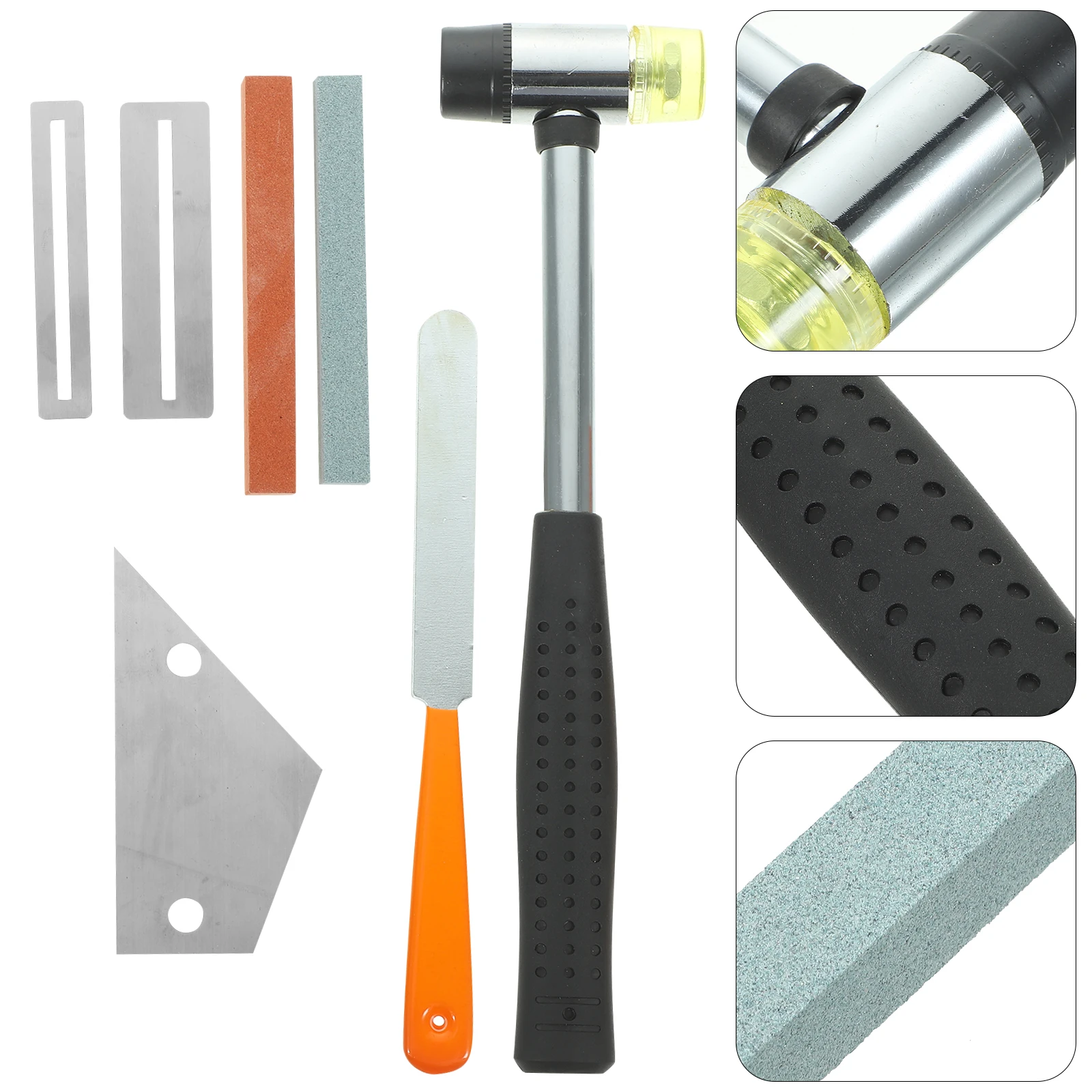 

Guitar Repair Tool Set Fret Action Tools Fix Accessories Hammer Kit for Green Stone
