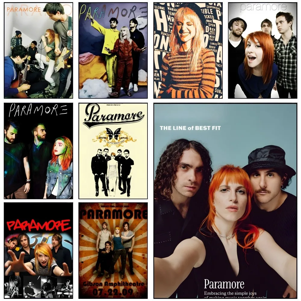 Singer Paramore Self-adhesive Art Waterproof Paper Sticker Coffee House Bar Room Wall Decor