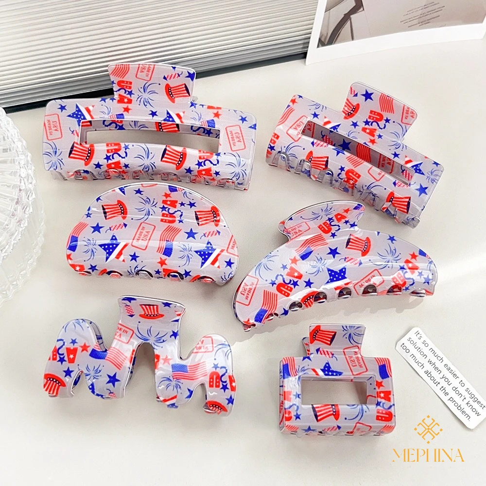 

MEPHINA Creative Hair Claw Clips American Style Hair Claws Magic Hair Clip Star Hair Pin Unique Hair Claws Accessories for Women
