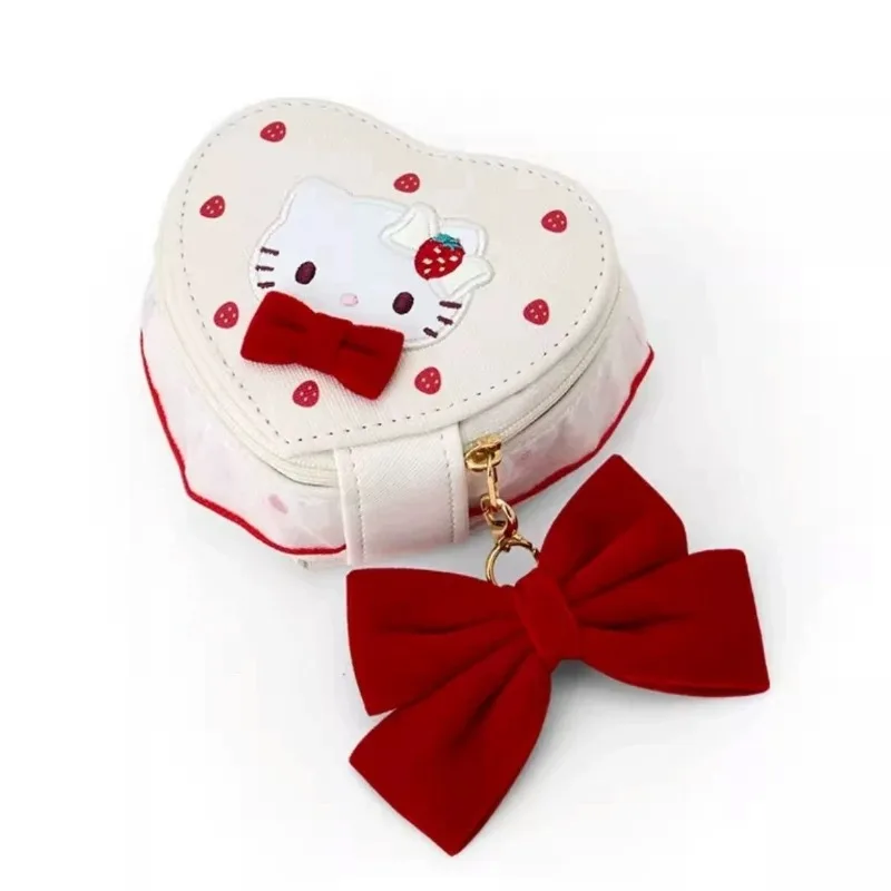 

Hello Kitty Kawaii Cartoon Anime Cute Strawberry Cake Kuromi Cinnamoroll Mymelody Love Storage Box Student Girl Gift Wholesale