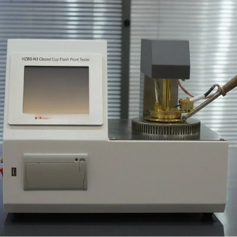 Closed Flash Point Tester Equipment - Automatic Detection And Determination for Sample Analysis in Laboratory Settings