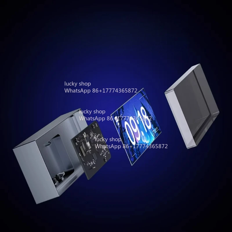 Custom Quantum Clock Desktop Ornament Electronic Album Holiday Gifts
