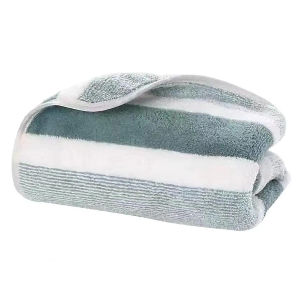 Striped Pattern Towel Set Soft Hand Towel Bath Towel Quick Drying Absorbent Towels For Bathroom