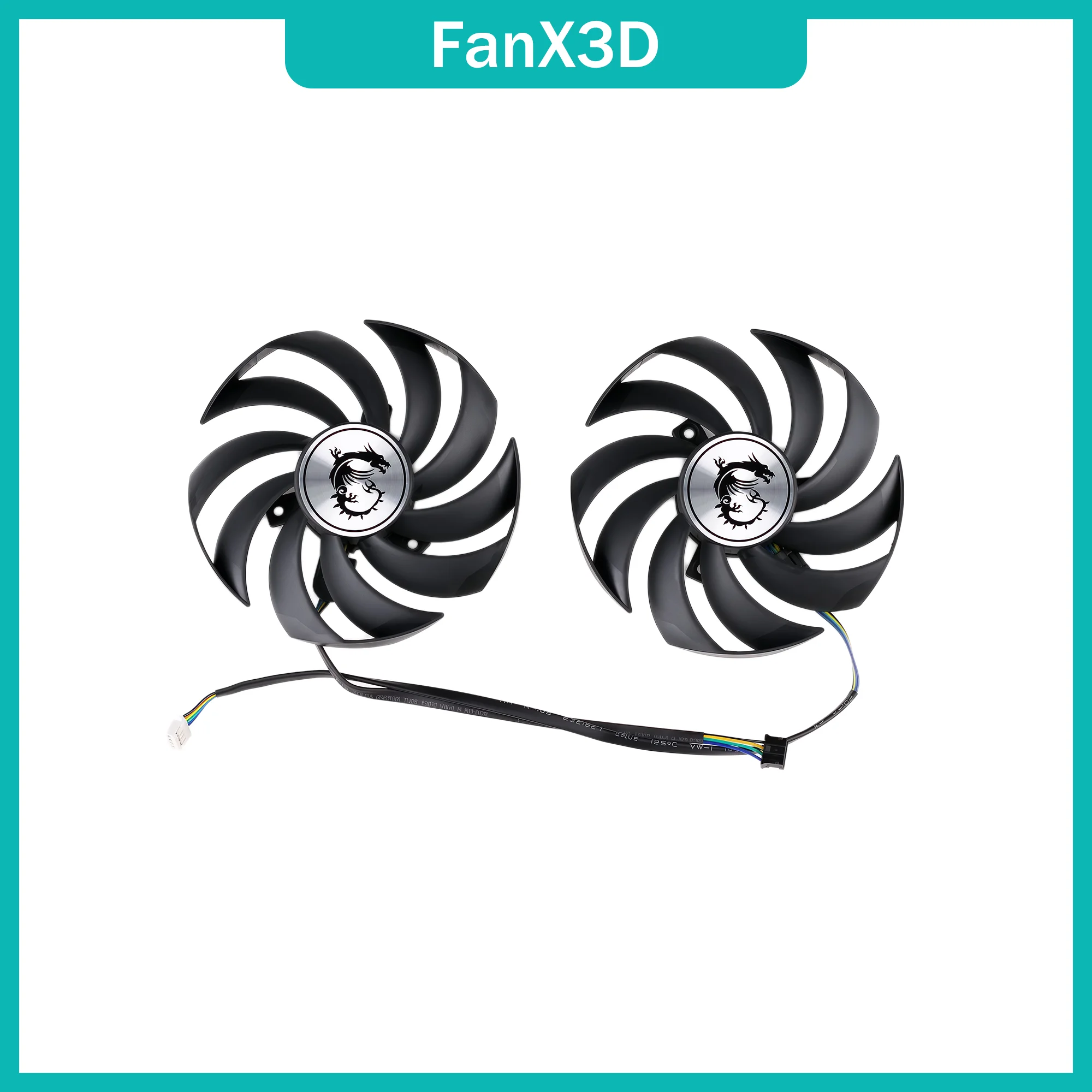 For Use Case MSI RTX 3060 Ti GAMING X RX 6700 6600 XT Graphics Video Card PLD10010S12HH Cooling Fan