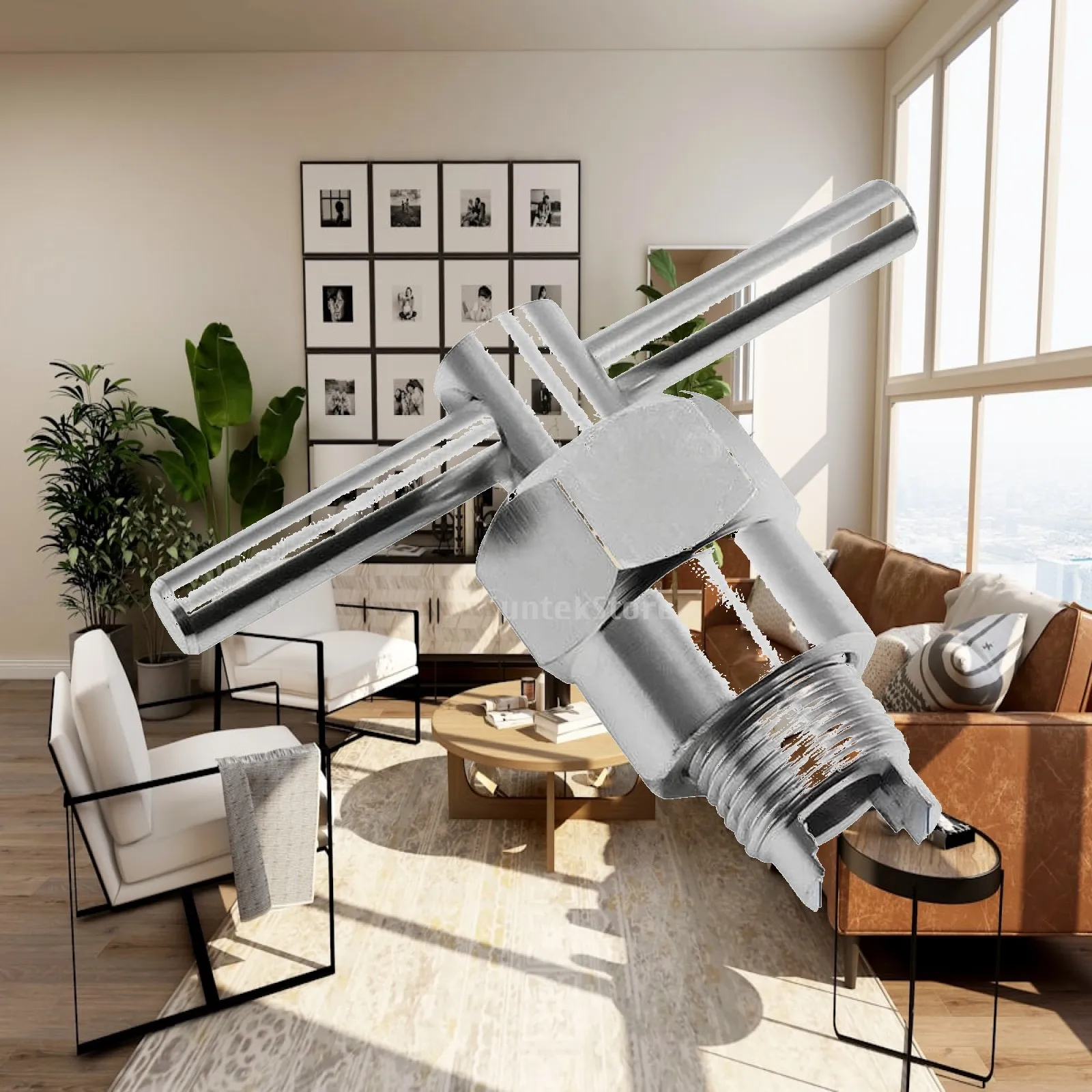 Faucet Stem Puller for Moen 1222 Copper Removal Tool Plumbing Extractor with Threaded End Grip