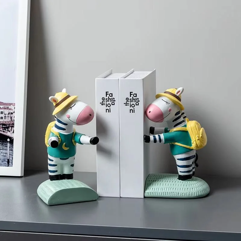 

Creative Wine Cabinet Bookends Living Room Vase Office Decorations Furnishings Study Books Finishing Kawaii Bookends School Gift