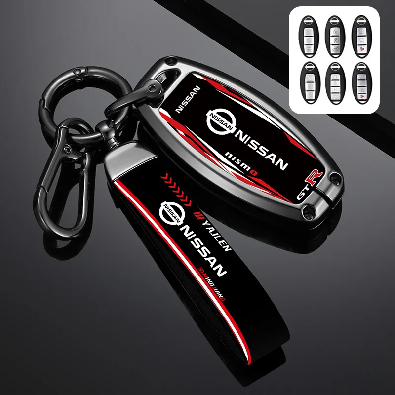 Funda para llave de coche, funda para bolsa, accesorios para automóvil para NISSAN Maxima Altima Versa Sentra Sunny Sylphy Teana Qashqai x-trail Juke